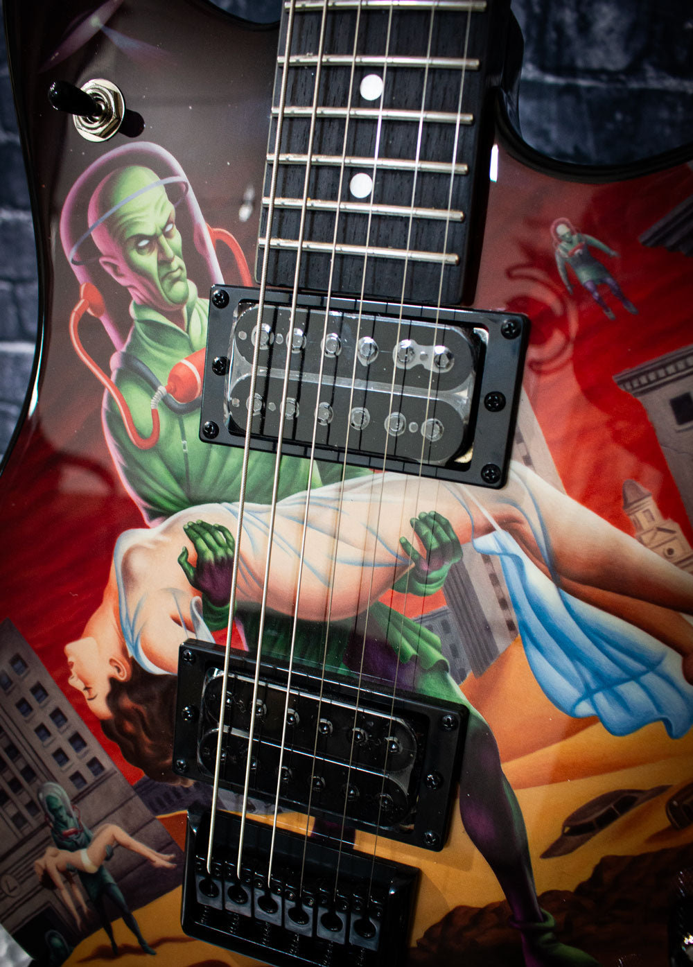 Zaar Cicero Limited Edition Artist Series Electric Guitar - Alex Gross - Fantastic Story