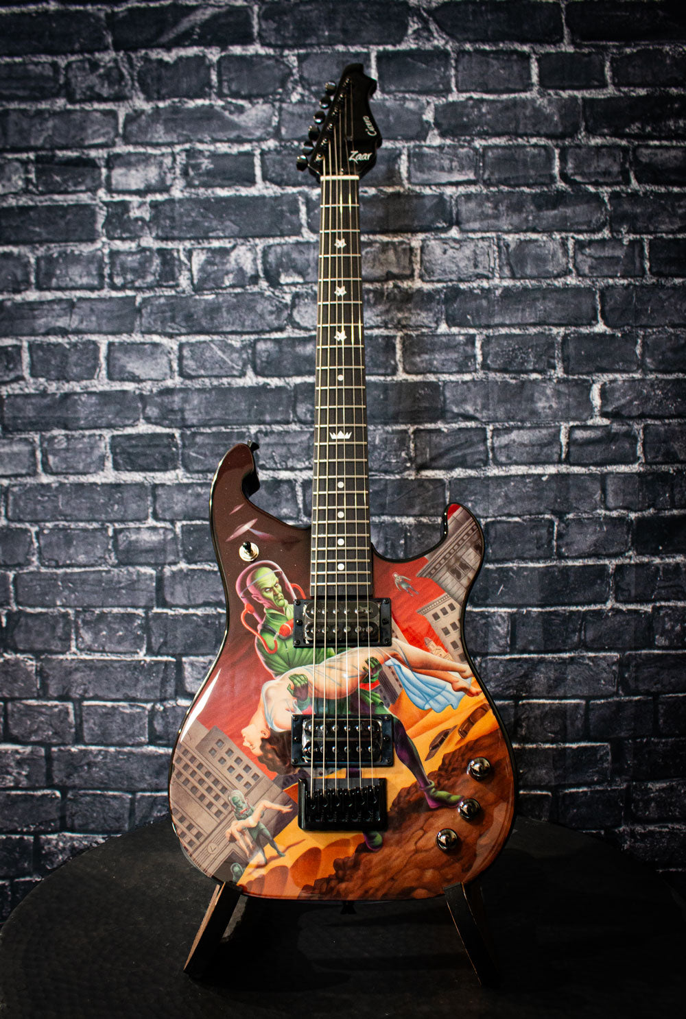 Zaar Cicero Limited Edition Artist Series Electric Guitar - Alex Gross - Fantastic Story